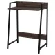 Стол на металлокаркасе BRABIX LOFT CD-003, 640х420х840 мм, цвет морёный дуб, 641215. Фото товара с разных ракурсов.