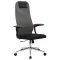 Кресло руководителя PREMIUM Ultimate EX-801 хром, плотная двойная сетка Х2, черное/серое главное фото в маленьком размере